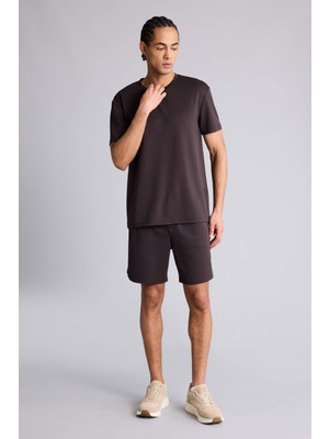 DeFacto Sporcu Kısa Paça Modal Şort F8393AX26SP