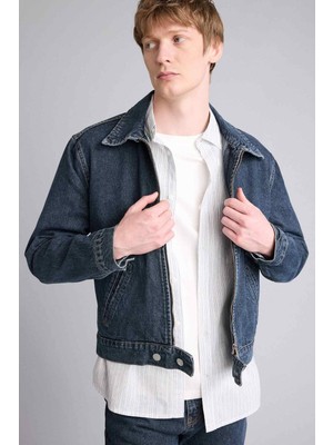 DeFacto Regular Fit Pamuklu Ceket H0028AX26SP