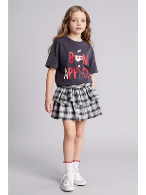 DeFacto Flanel Etek Kız Çocuk H0723A826SP