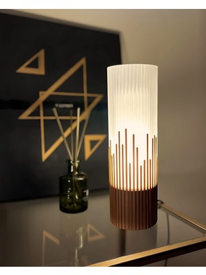 Chocolate Brew Modern Aydınlatma - Özel Tasarım 3D Baskı Abajur - Sınırlı Üretim Masa Lambası