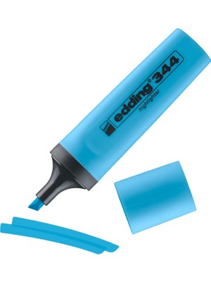 Hype Store Edding 344 Fosforlu Kalem - Mavi - 1 Fosforlu Kalem - 2-5 mm Kesik Uç