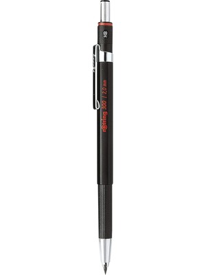 Hype Store Rotring 300 Mekanik Kurşun Kalem, 2,0 Mm, Siyah