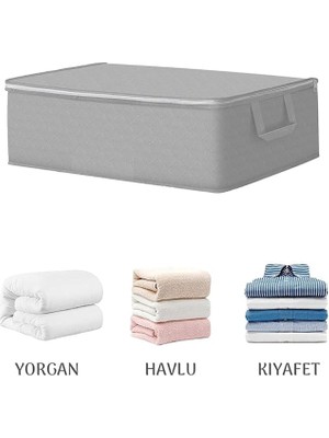 6 Adet Hurç Seti Büyük Boy Baza Altı Çekyat Düzenleyeci Çeyiz Bohçası 64 x 45 x 22