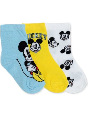 Disney Baby Disneybaby, Erkek, 3lü Soket Çorap, Lisans Baskılı