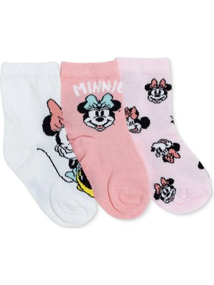 Disney Baby Disneybaby, Kız, 3lü Soket Çorap, Lisans Baskılı