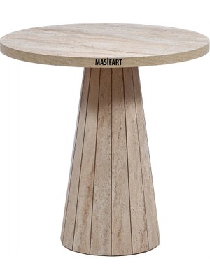 Masifart Andy Yapay Traverten 100 Lük Dar Line Masa