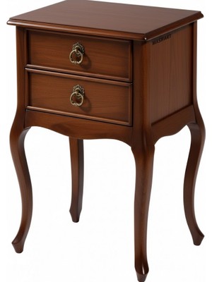 Masifart Amarens Lükens Çift Çekmeceli Komodin