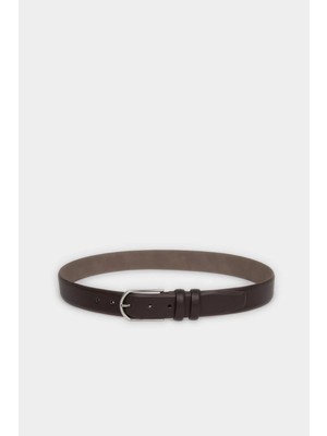 DeFacto Erkek Dikdörtgen Toka Suni Deri Klasik Kemer H0292AXNS