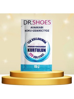 3 Adet Ayak Koku Giderici - Ayakkabı Koku Giderici Toz 120 Gün Etkili - Dr.shoes ile Ayak Kokusuna Elveda Deyin