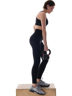 Penti Siyah Wonder Yüksek Destek Yüksek Bel Ceplil Curvy Pocket Tayt