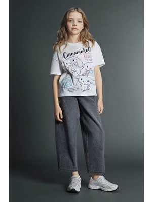 DeFacto Baggy Fit Geniş Paça Jean Pantolon Kız Çocuk G4653A826SP