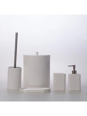 Selim Linen Banyo Seti Inci