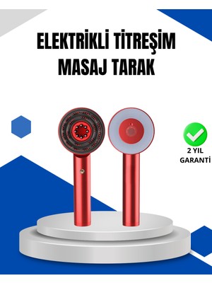 İsmiyle Al Mikro Akım Teknolojili Elektrikli Saç Masaj Fırçası Yağ Uygulamalı