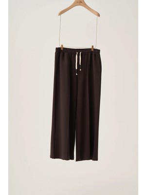 ALLDAY Acı Kahve-Pamuklu Nervürlü Eşofman Altı