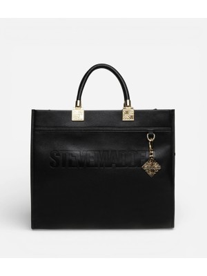 Steve Madden Briches Black/Gold Kadın Siyah El Çantası Briches