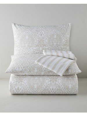 English Home Boho Elegance Kolay Ütülenir Çift Kişilik Nevresim Takımı 200X220 cm Bej