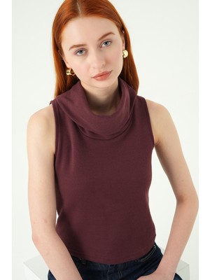 Rays 3118A Sıfır Kol Tişört Mürdüm