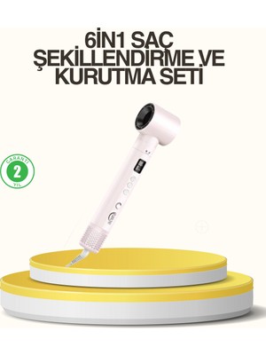 İsmiyle Al Motorlu LCD Ekranlı Saç Şekillendirme Seti