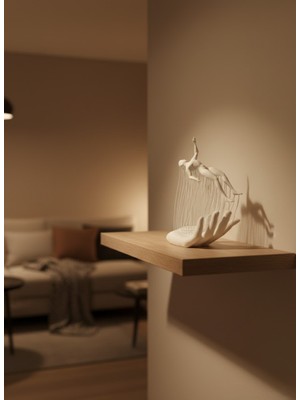 İsmiyle Al El Insan Figürü Beyaz