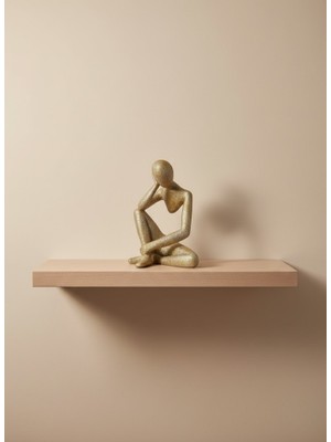 İsmiyle Al Dekoratif Insan Figürü Sarı