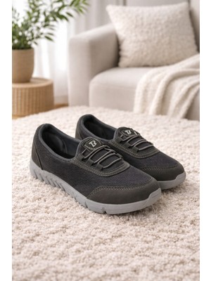 OXI Kadın Günlük Ayakkabı Bağsız Rahat Esnek Spor Ayakkabı
