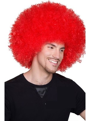 İsmiyle Al Kabarık Bonus Peruk Saç - Kırmızı