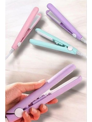 İsmiyle Al 180°C Isı ve Uzun Süre Kalıcı Düzlük Sağlayan Mini Saç Düzleştirici