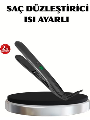 İsmiyle Al Titanyum Kaplamalı Saç Düzleştirici – Nem Koruma Sensörü