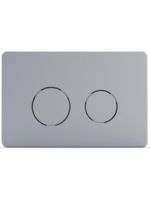 Eca Serel Gömme Rezervuar Kumanda Paneli P57-0180 Mat Krom Boyalı