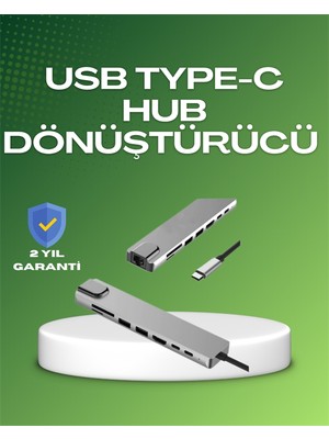 İsmiyle Al Seyahat Dostu 8‑in‑1 Hub – Şarj & Veri & Video & Ağ Için Eksiksiz Çözüm