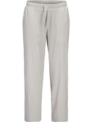 Jack & Jones Erkek Keten Karisimli Keten Jogger Pantolon - Kane