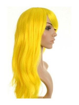 İsmiyle Al Uzun Peruk Saç -  Açık Sarı
