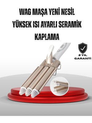 İsmiyle Al Ayarlanabilir Isı Ayarıyla Profesyonel Bukle Maşası – Hızlı ve Nazik Şekillendirme