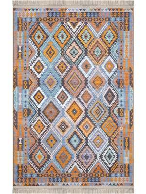 Cool Halı Anatolia Dokuma Bohem Kilim Etnik Desen Anadolu Motif Vintage Kilim Yıkanabilir Pamuklu Şönil Kilim