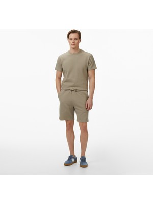 Nautica Erkek Bej Regular Fit Şort K55220T.1FS