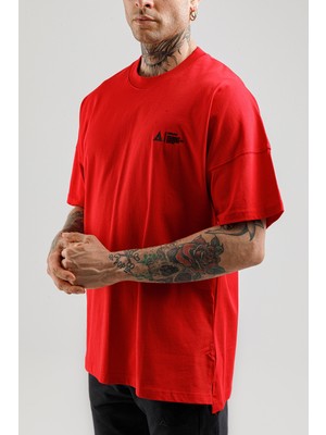 Airlife Sportswear Rahat Kesim Erkek Tişörtü Kırmızı