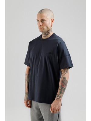 Airlife Sportswear Rahat Kesim Erkek Tişörtü Lacivert