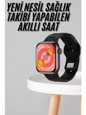 İsmiyle Al Yeni Nesil Akıllı Saat Çağrı Cevaplama Müzik Dinleme Plastik Kordon Mesaj Bildirimleri