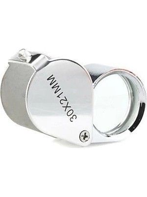 Indispensablely 30X21 Full Çelik Kaplı Büyüteç (Lüp)