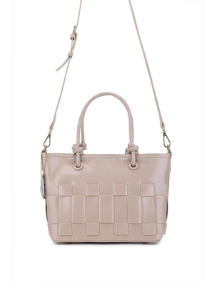 Tamer Tanca Kadın Suni Deri Bej Kol Çantası 921 27197 Bn Cnt Y26 Bej