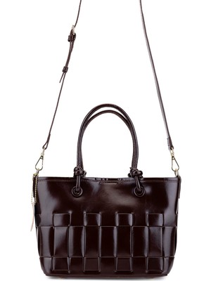 Tamer Tanca Kadın Suni Deri Kahverengi Kol Çantası 921 27197 Bn Cnt Y26 Kahve