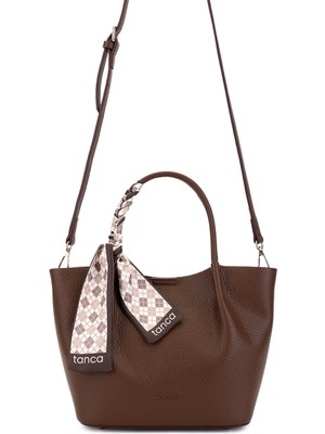 Tamer Tanca Kadın Suni Deri Kahverengi Kol Çantası 921 27254 Bn Cnt Y26 Kahve