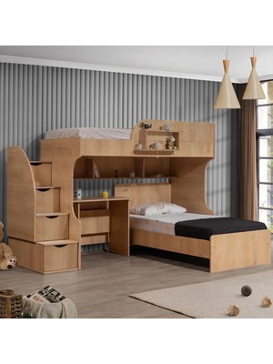 Setay Aura Ranza Karyola Masa Açık Ceviz