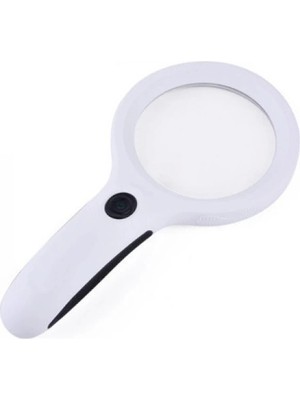 Indispensablely 8 Ledli 3X75MM & 10X19MM El Büyüteç, Takı, Okuma,para Kontrol Için