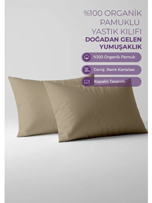 Days In Colours %100 Pamuk Ranforce 2'li Yastık Kılıfı Seti - Dolmabahçe Serisi
