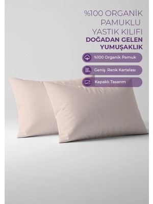 Days In Colours %100 Pamuk Ranforce 2'li Yastık Kılıfı Seti - Dolmabahçe Serisi