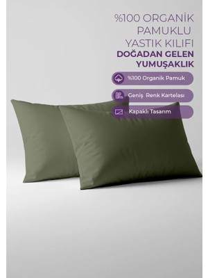 Days In Colours %100 Pamuk Ranforce 2'li Yastık Kılıfı Seti - Dolmabahçe Serisi