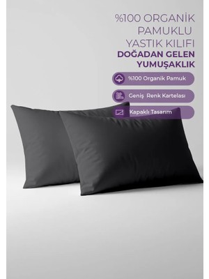 Days In Colours %100 Pamuk Ranforce 2'li Yastık Kılıfı Seti - Dolmabahçe Serisi