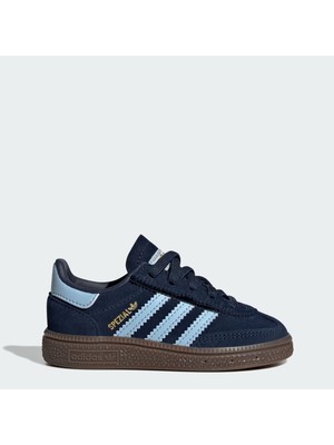 Adidas Handball Spezial Cf El JI2899 Bebek Spor Ayakkabı Erkek Çocuk Deri Malzeme Lacivert