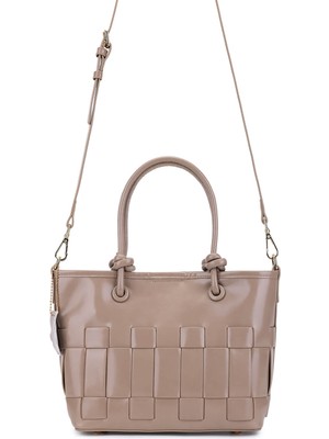 Tamer Tanca Kadın Suni Deri Taupe Kol Çantası 921 27197 Bn Cnt Y26 Taupe